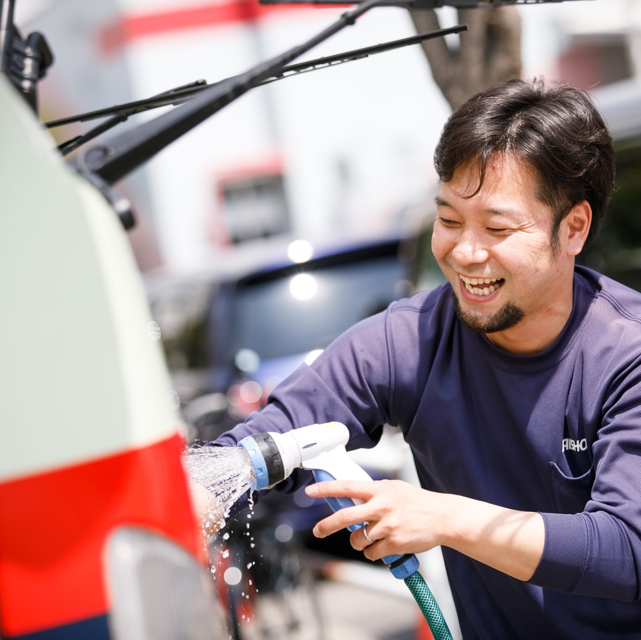 車両が綺麗